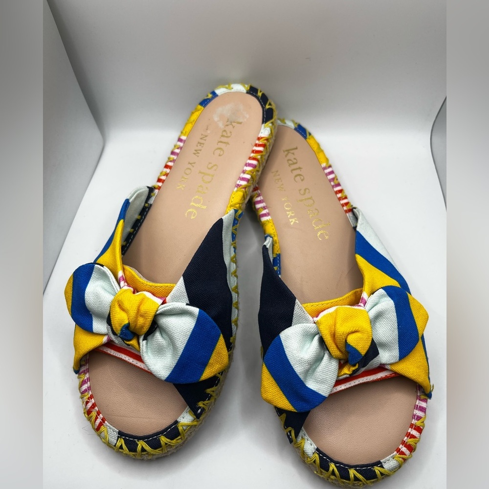 Kate Spade Saltie Shore Slip-On Espradrille Sandal Multi-Color Size 6.5